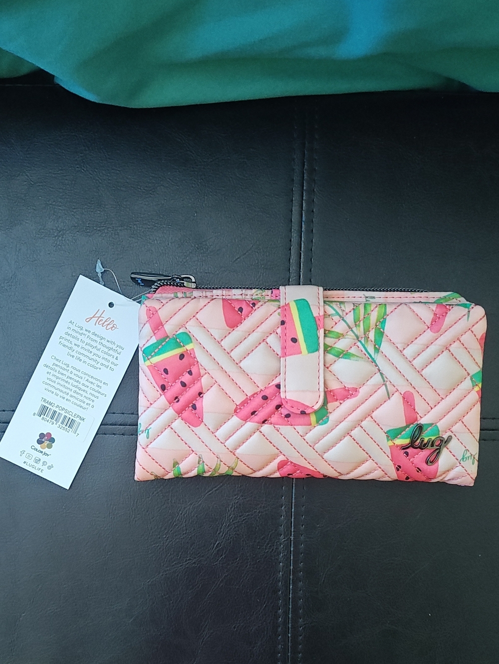 NWT Lug Tram Wallet in Popsicle Pink
